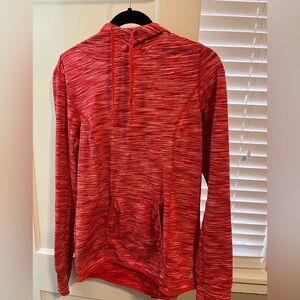 Red Striped Hoodie running hoodie